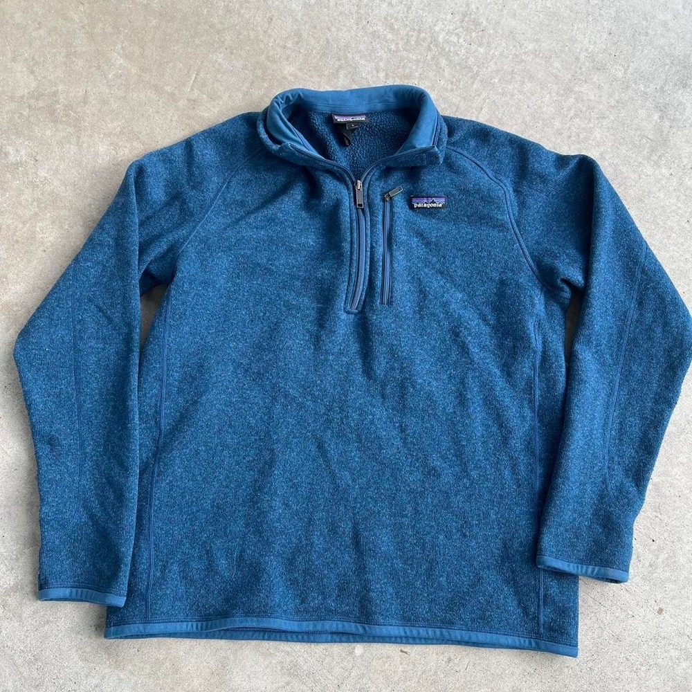 Patagonia "better sweater" quarter zip pullover fleece Size L